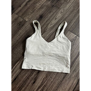 Lululemon Size 4 Align Tank Top in Light Ivory - Light Support, Never Worn
